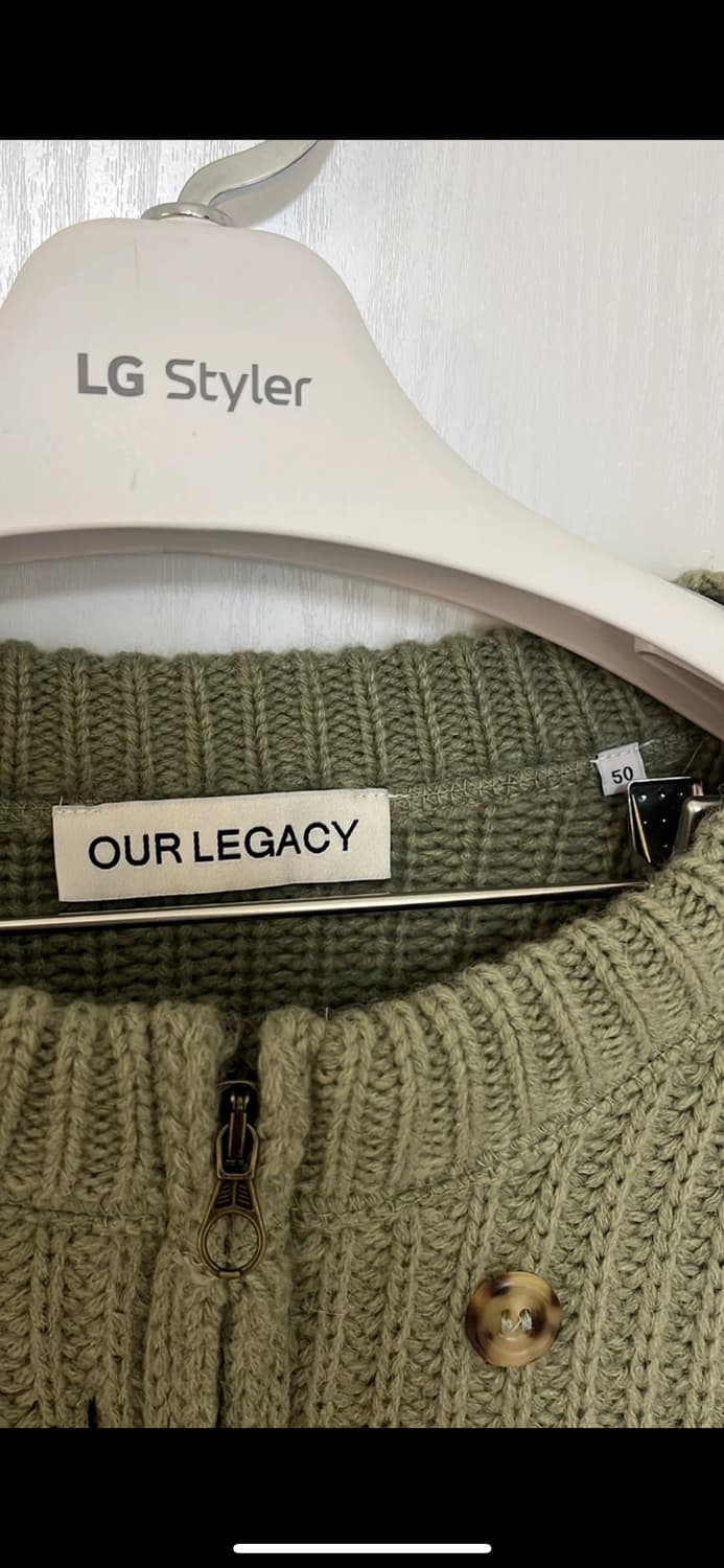 Our Legacy 집업가디건 올리브 105-110사이즈정품 상품이미지2
