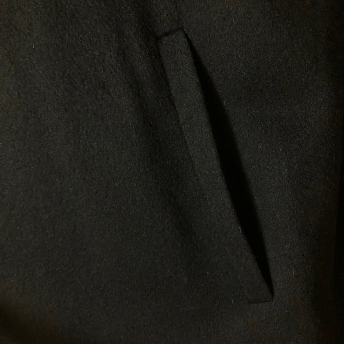 [Vintage] 100% Cashmere Black Coat 상품이미지3