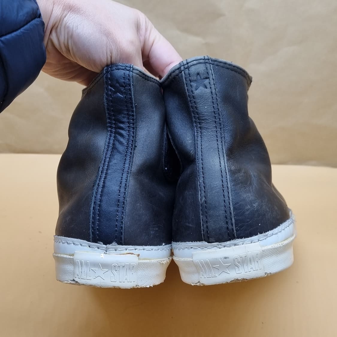 컨버스 척테일러 레더 남성스니커즈290 상품이미지4