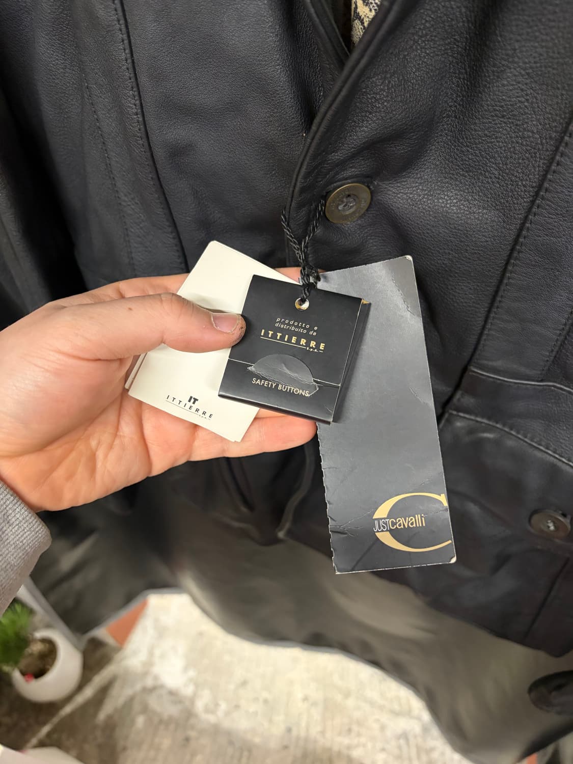 저스트카발리 레더자켓 상품이미지2