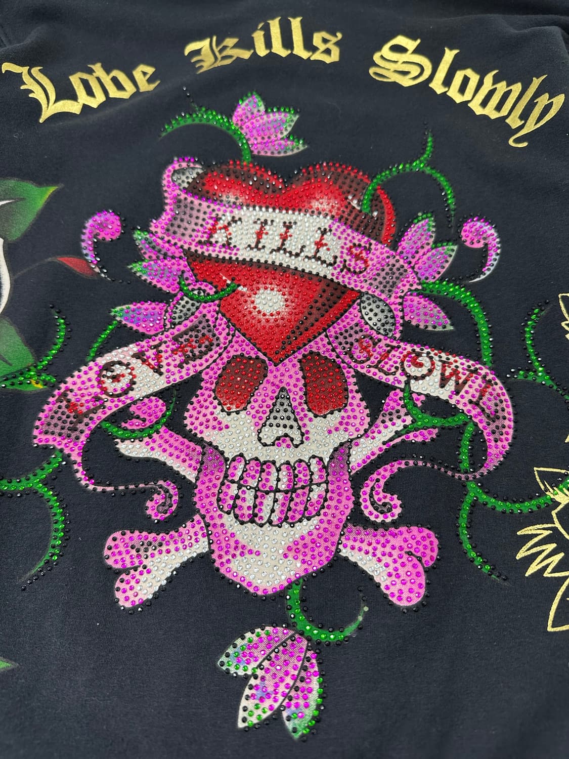 에드 하디 로즈 스컬 집업 후디 상품이미지4