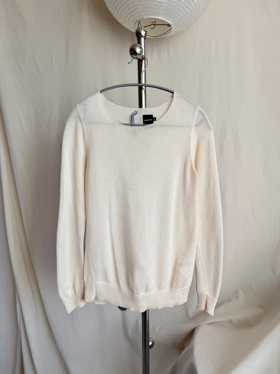 Thibault Van Der Straete 아이보리 코튼 니트 상품이미지3