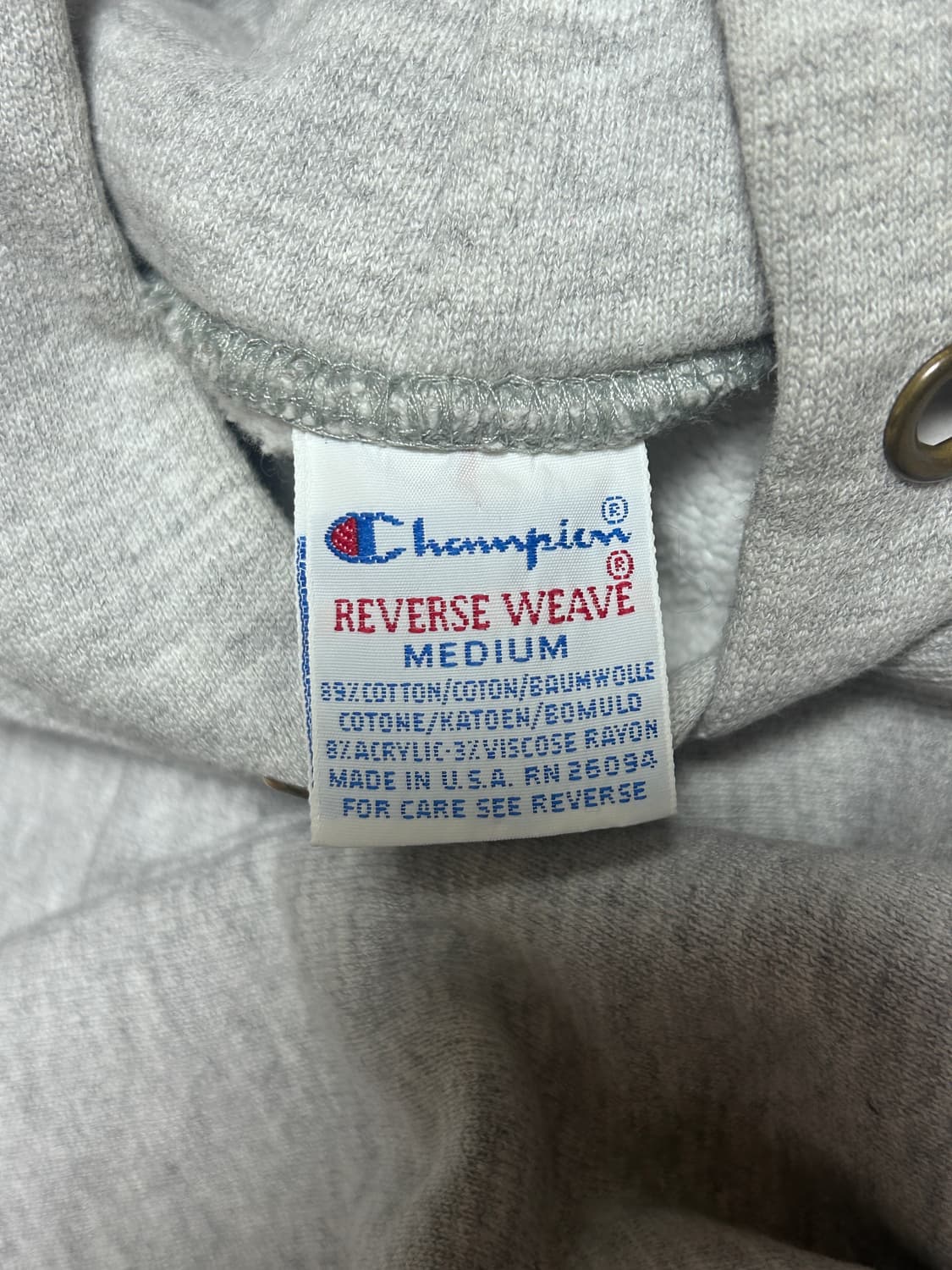 90s champion hoodie M size 챔피온 후드 상품이미지5
