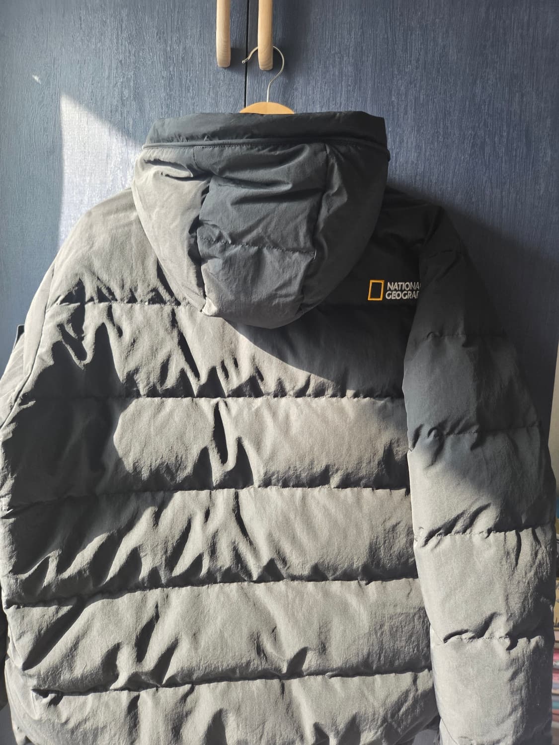 네셔널지오그래픽 경량 구스다운 패딩 아노락 L 상품이미지5
