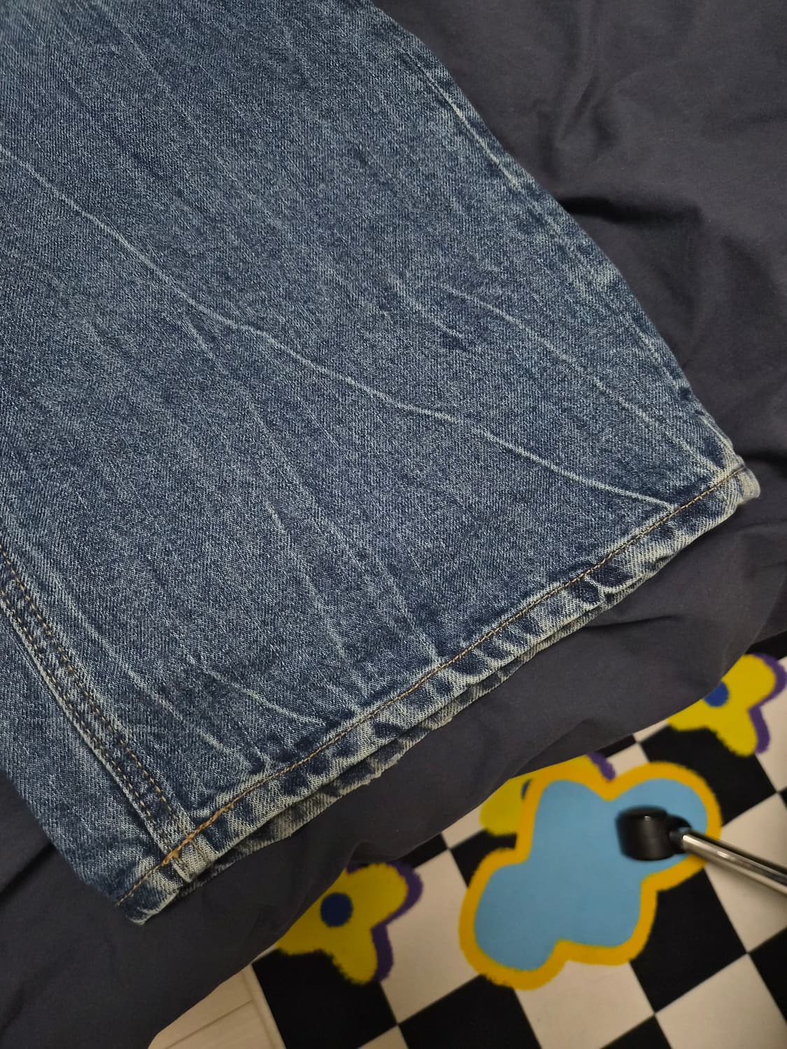 엘무드 맥스와이드 데님 소닉블루 46사이즈 상품이미지4