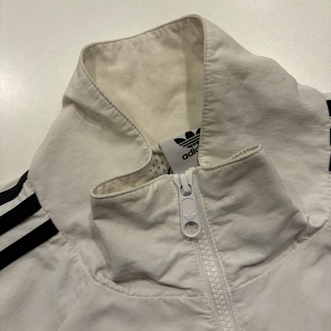 [XL] 아디다스 아카이브 삼선 트랙탑 바람막이 화이트 C733 상품이미지5