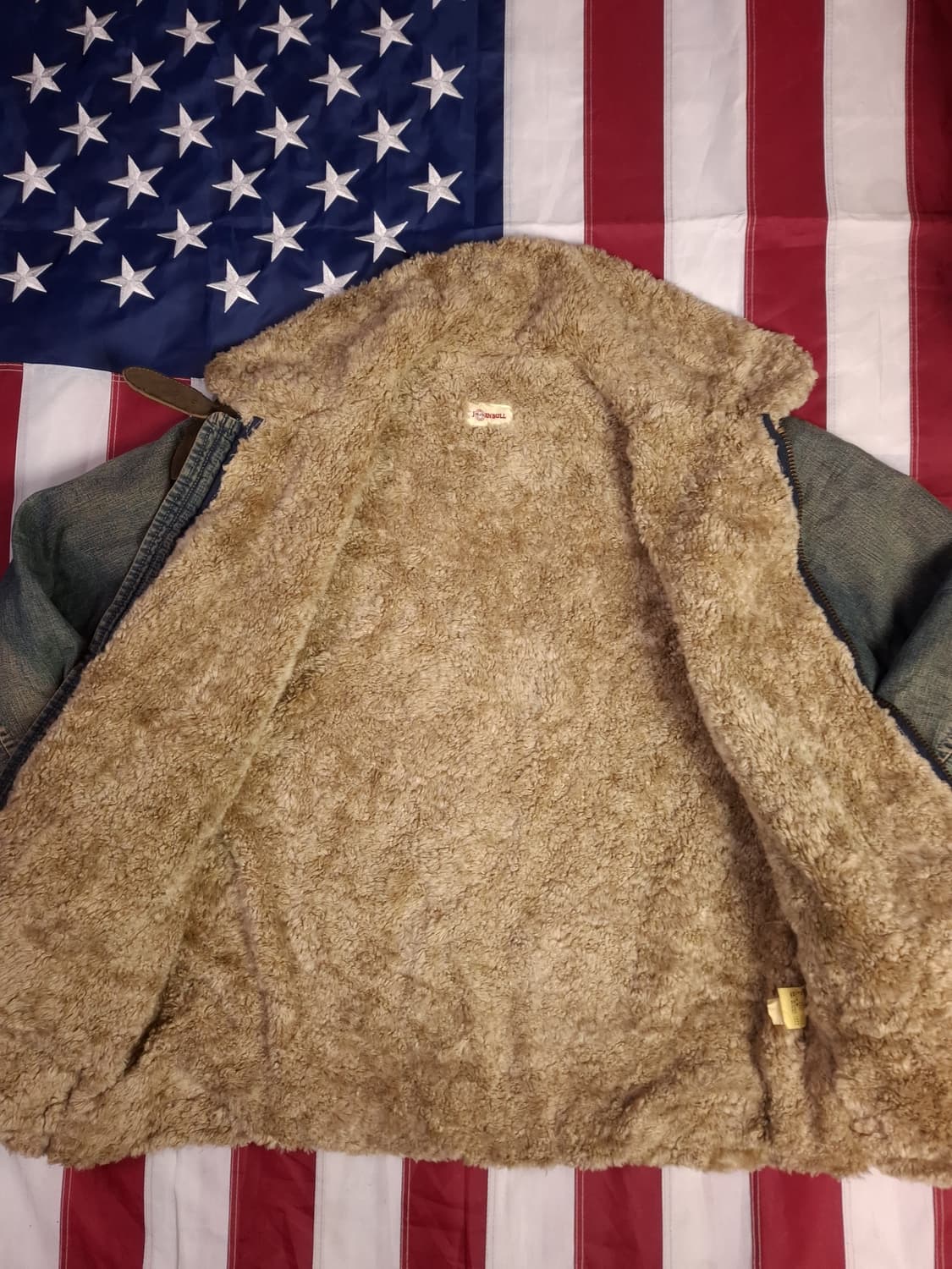 오리지날 90's 일본판 JOHNBULL 데님  B-3 항공자켓 상품이미지9