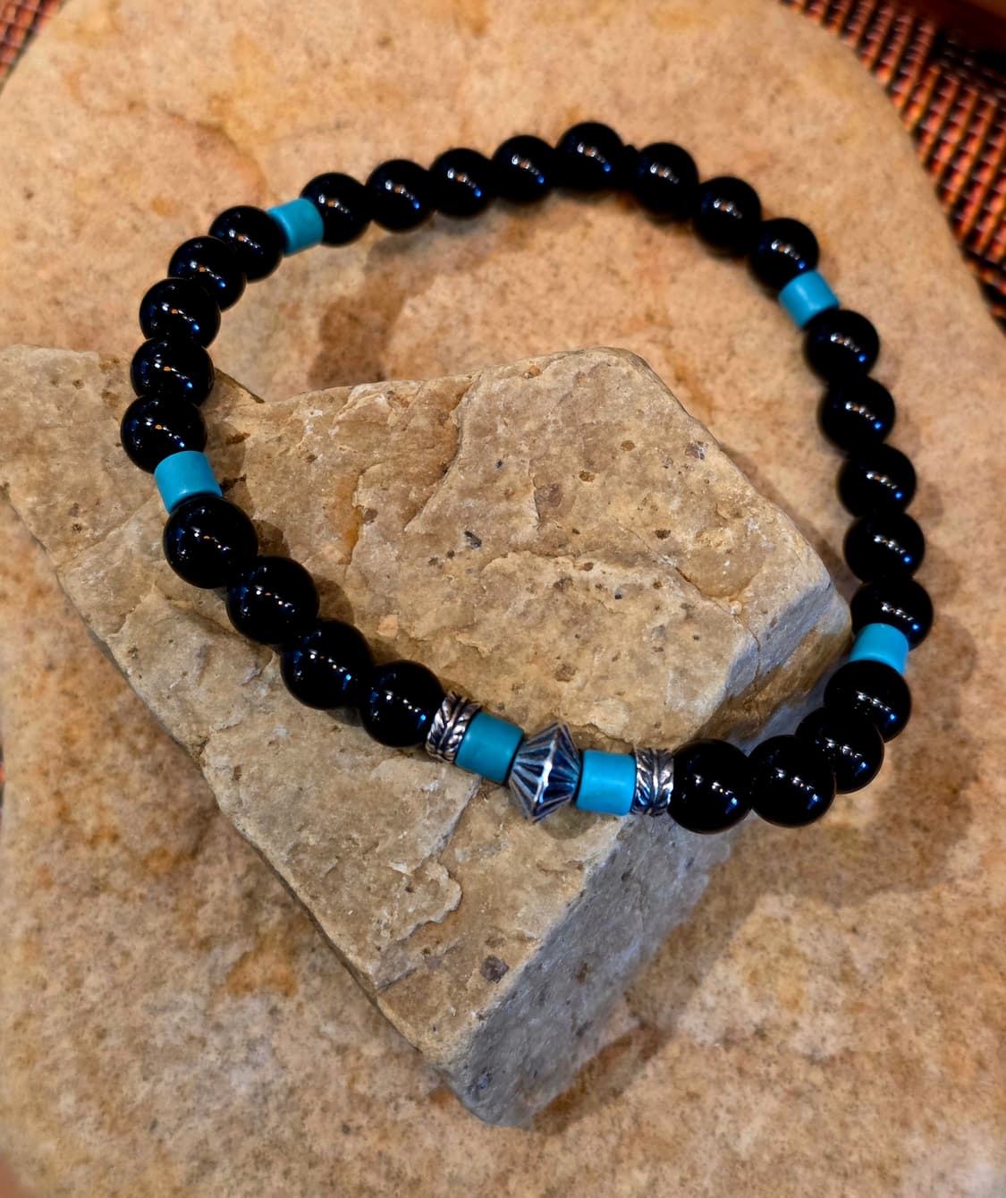 3cross Black onxys Silver925 bracelet 상품이미지6