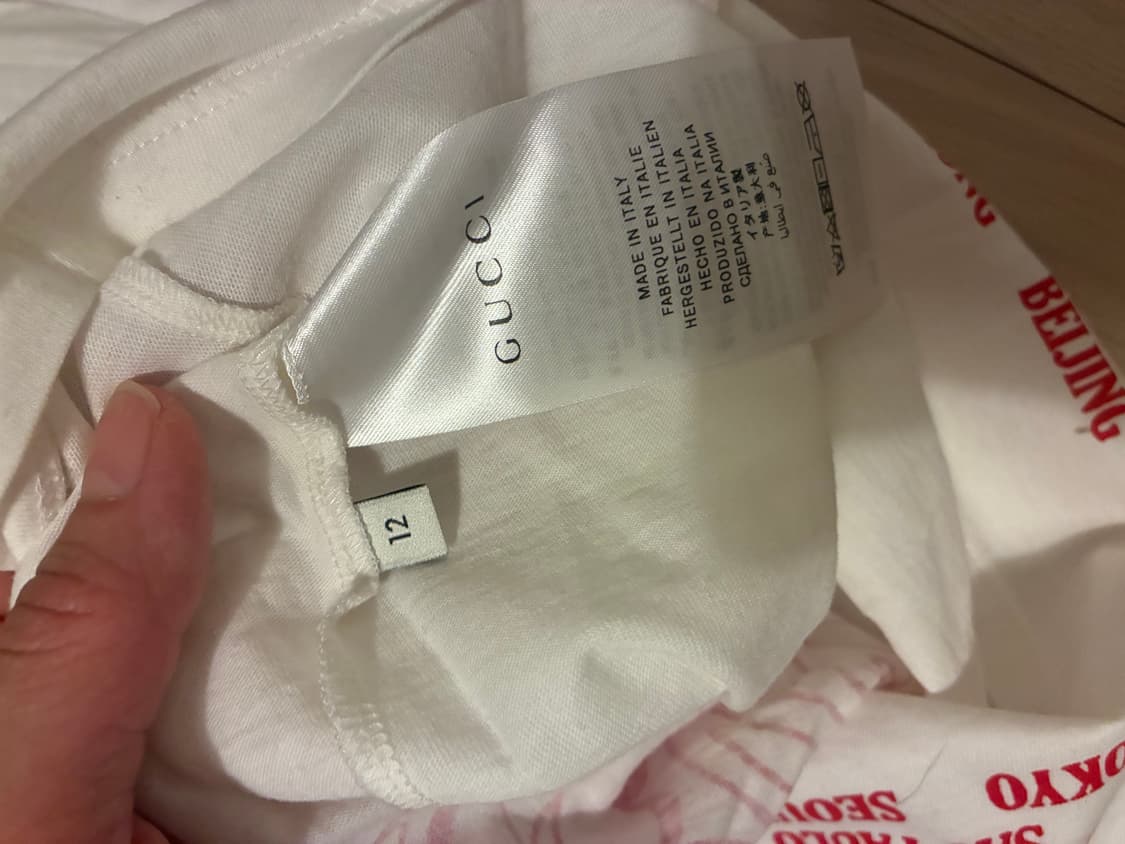 Gucci 구찌 소울 프린트 티셔츠 여성 XS  상품이미지4