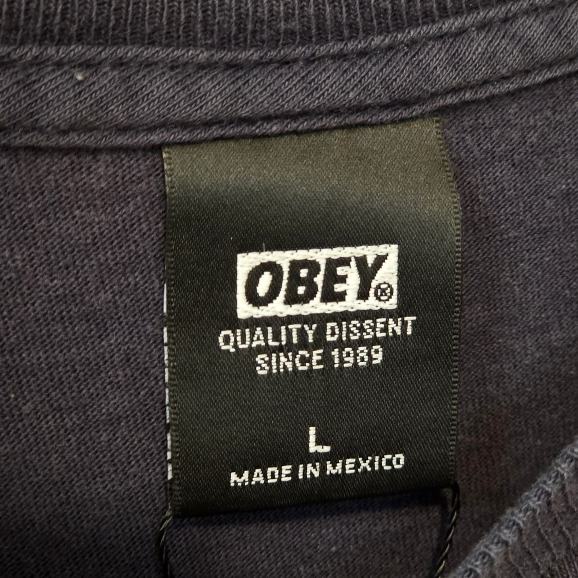 오베이 차콜 오버핏 프린팅 반팔 상품이미지7