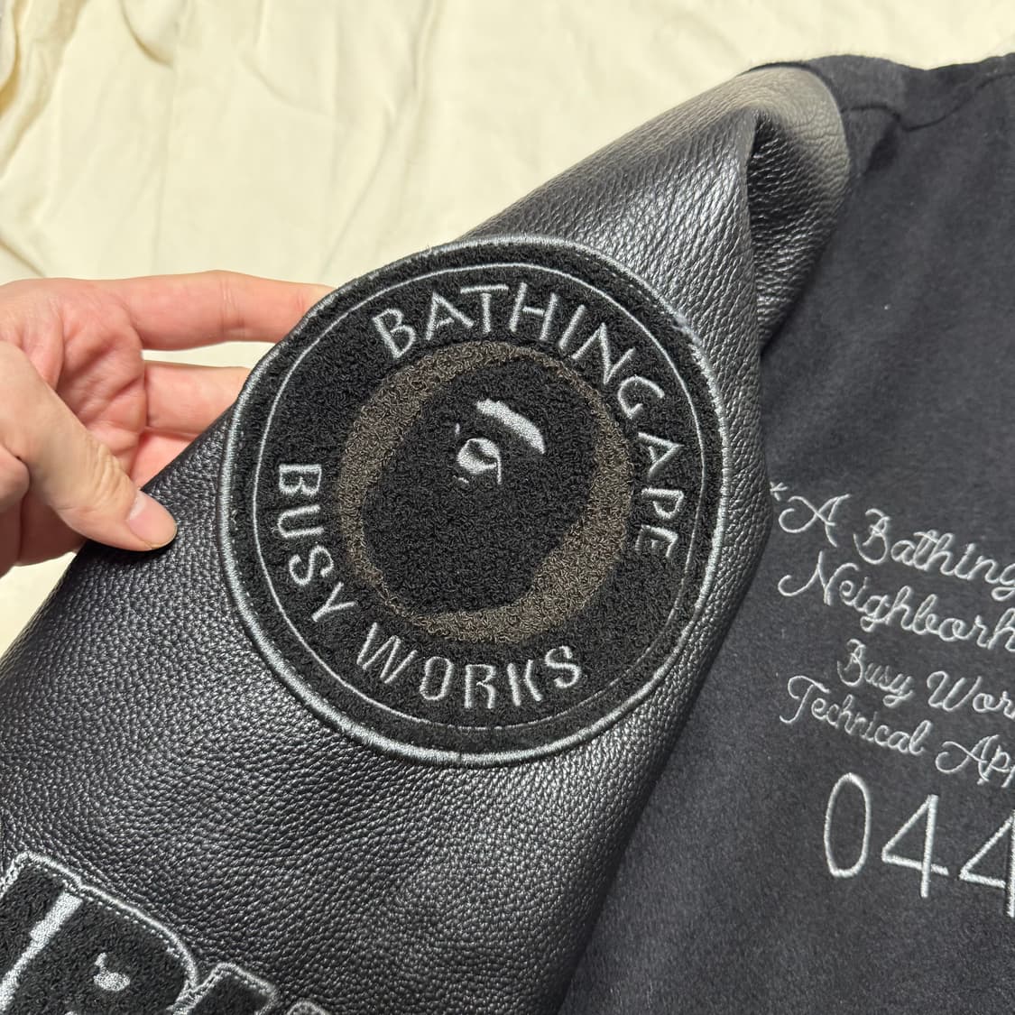 베이프 네이버후드 넘버링 50장 한정판 바시티 [2XL] 상품이미지7