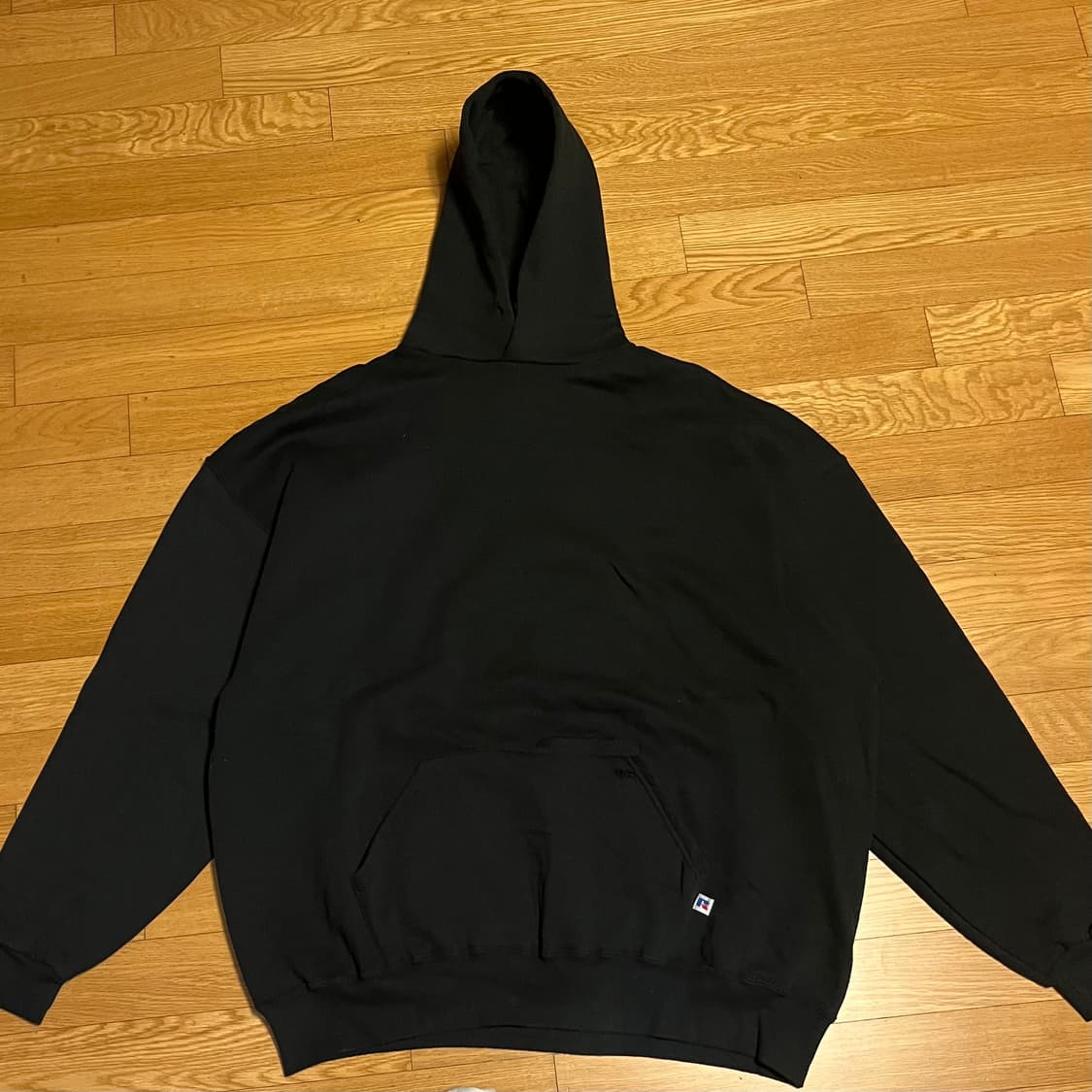 [XXXL] 90s 빈티지 러셀 후드 블랙 상품이미지1