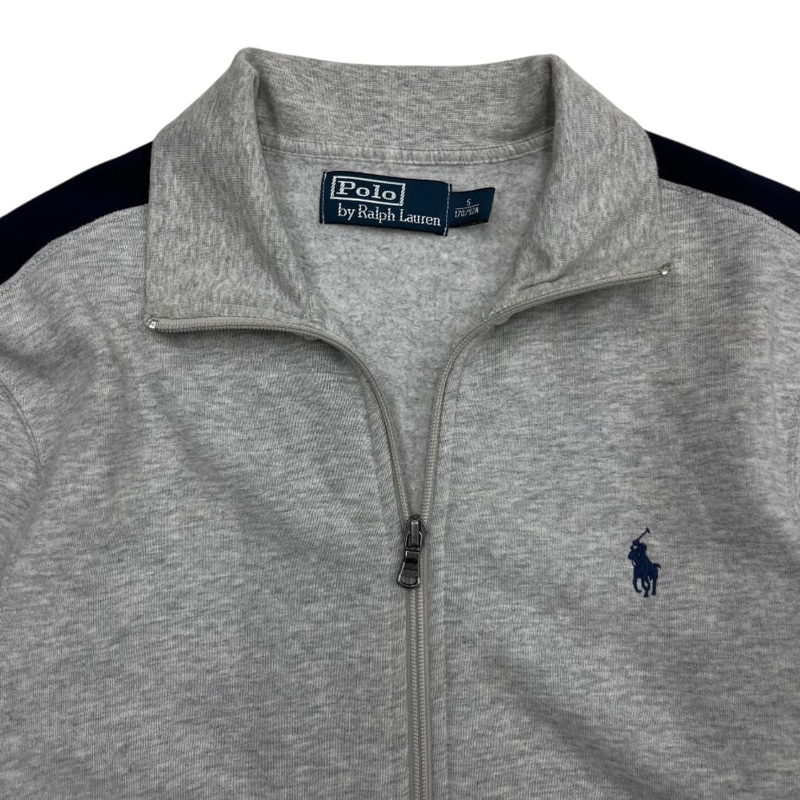 폴로 랄프로렌 네이비포니 네이비라인 그레이 집업 S 상품이미지5