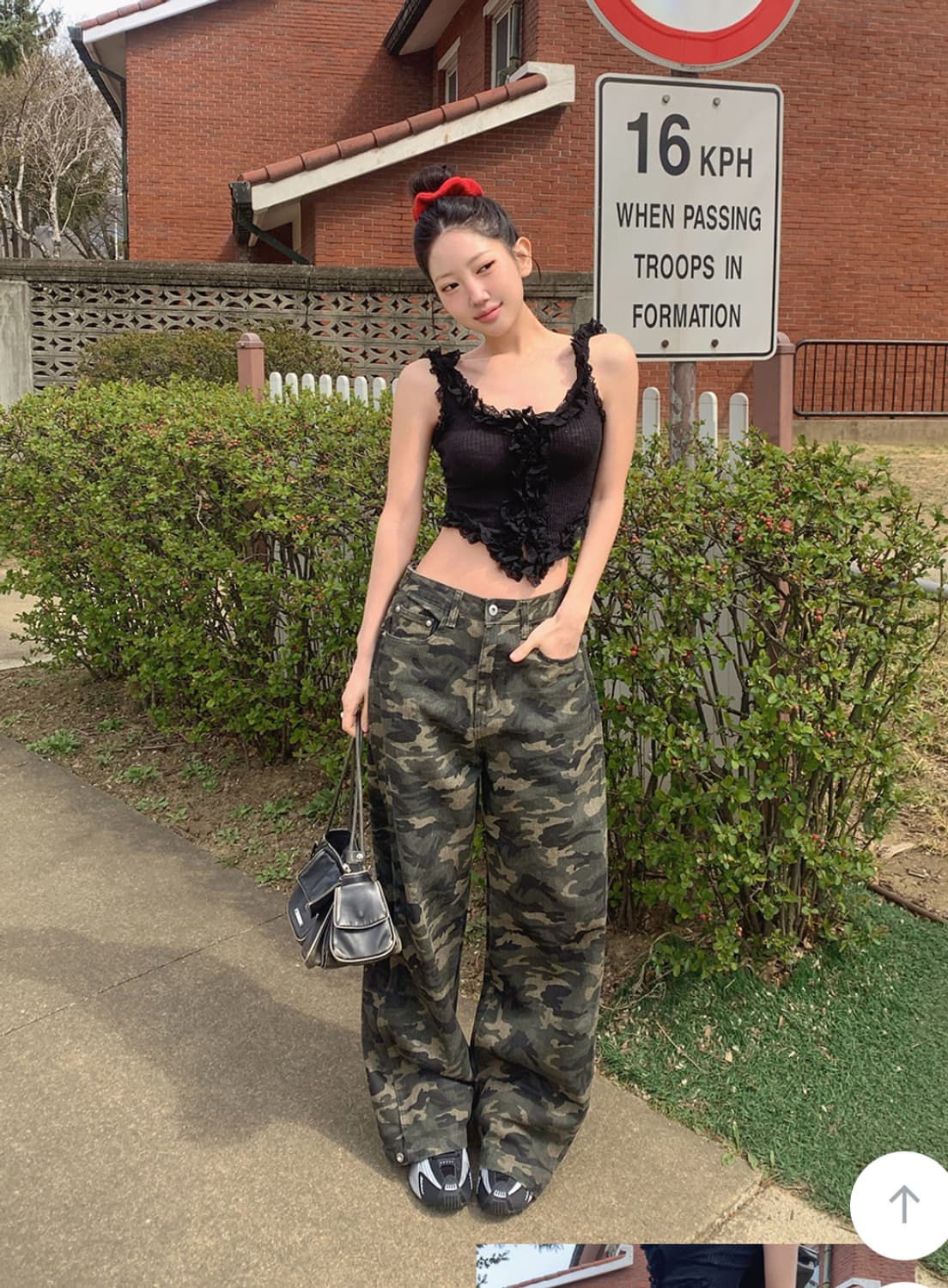 Camo wide pants 상품이미지1