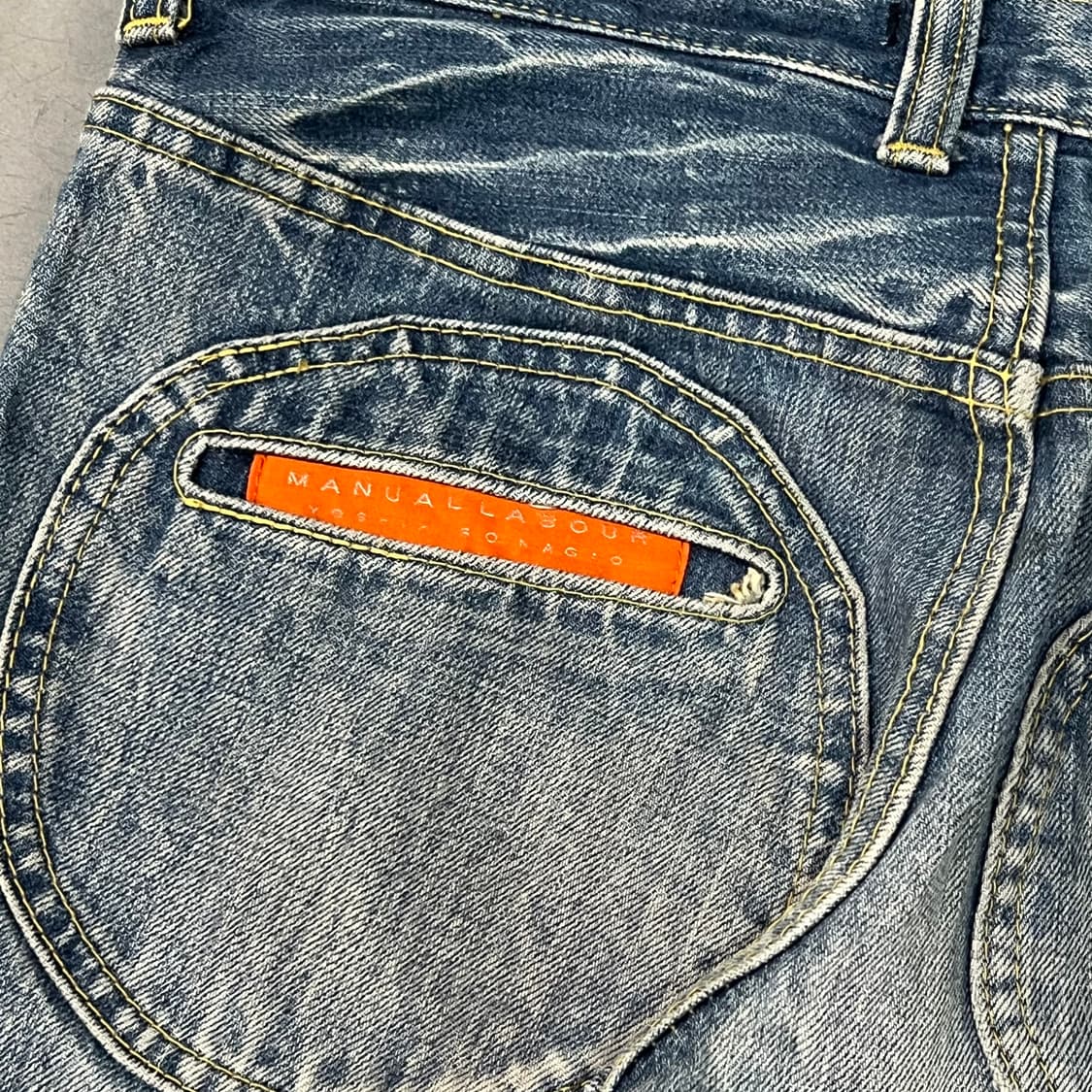  마뉴얼라보 워싱 데님팬츠 y15824 상품이미지5