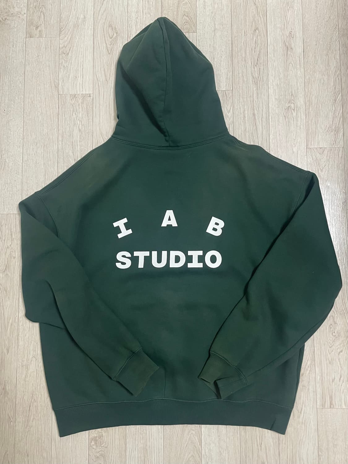 아이앱 스튜디오 딥 그린 후드티 XL 상품이미지2