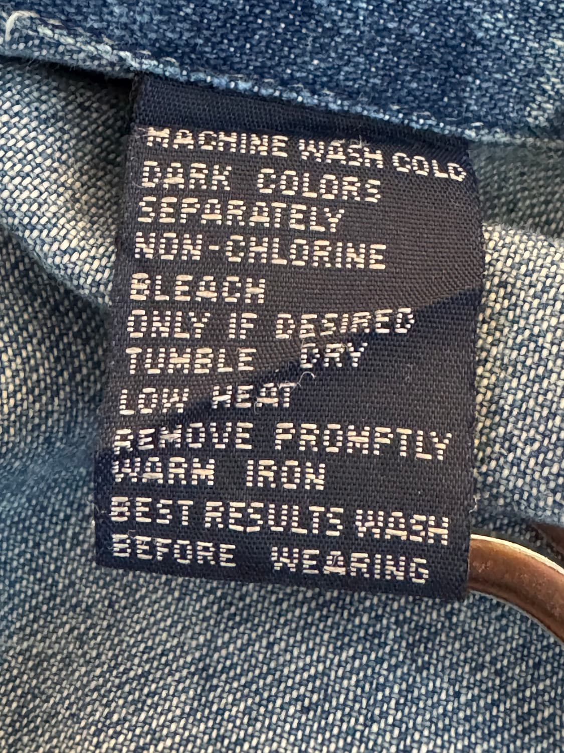 [XL]폴로 랄프로렌 챕스 중청 데님 셔츠 상품이미지6