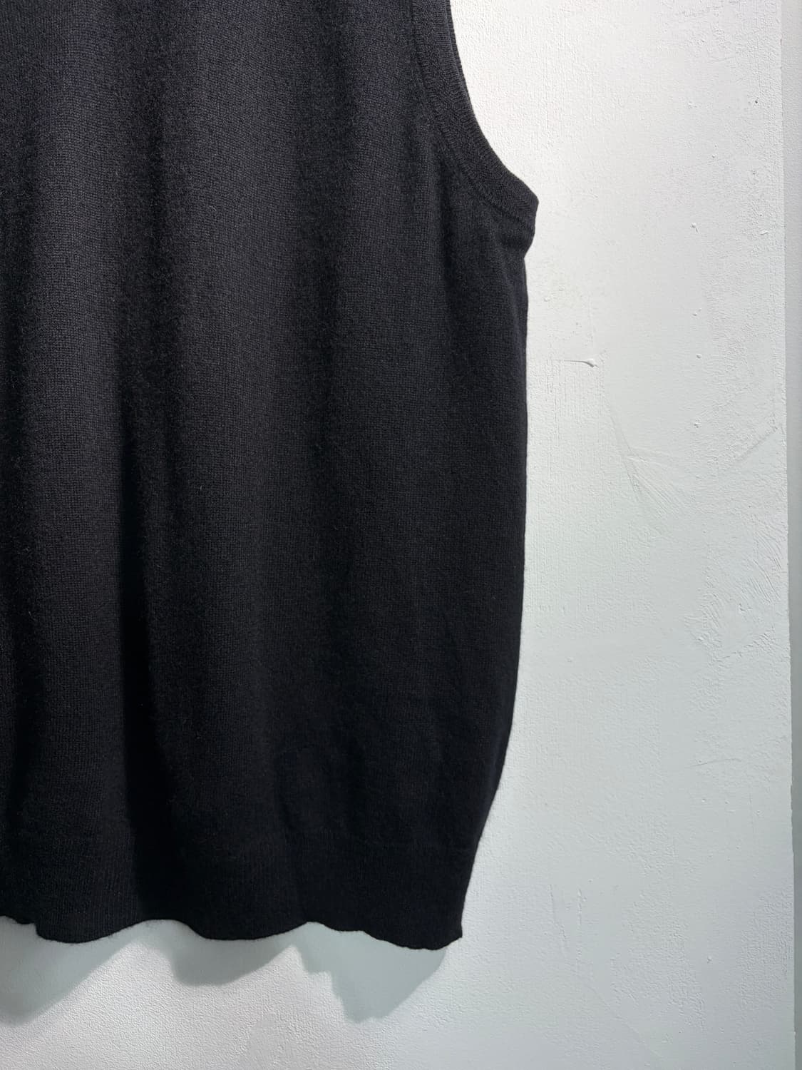 만원샵) Cashmere 100% 니트 베스트 XL C357 상품이미지6