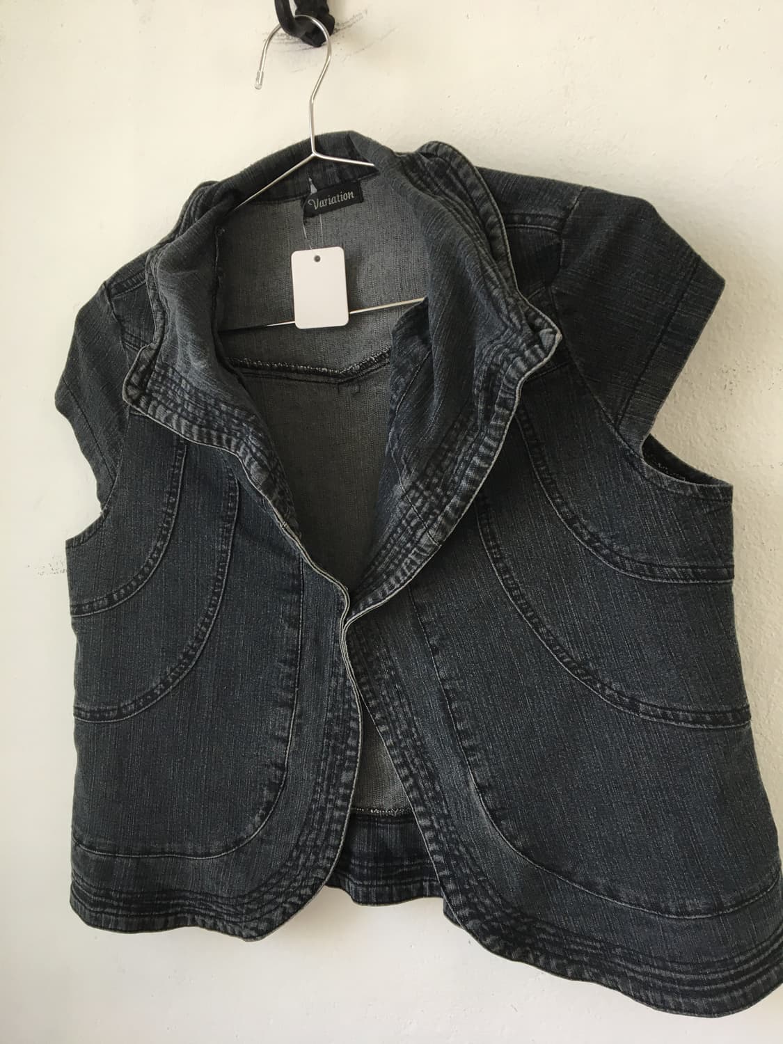 Line detail half sleeve jacket 상품이미지4