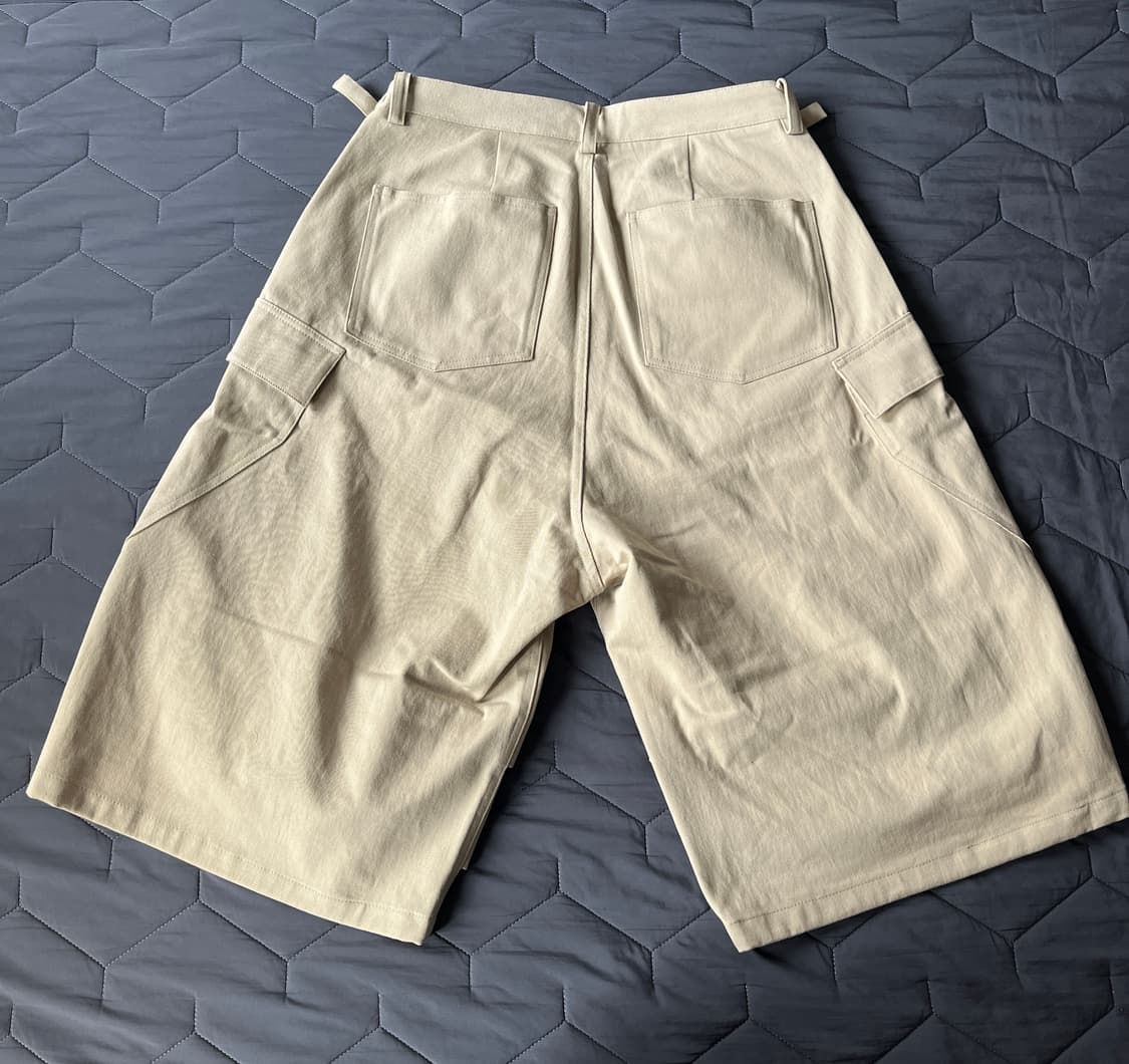 (2)논노드 Nonnod Side Cargo Shorts Beige  상품이미지2