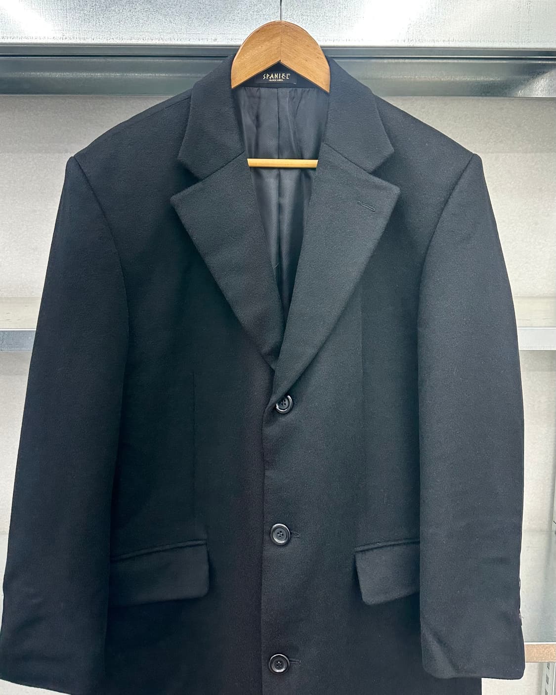 (95~100)캐시미어 혼방 싱글코트-M1156 상품이미지2