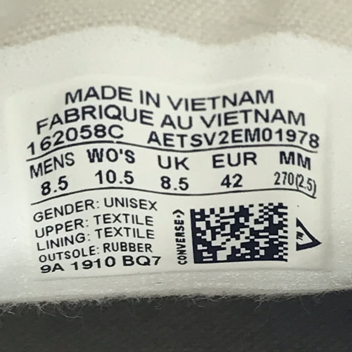 컨버스 척테일러 70 로우 운동화 스니커즈 남성270 상품이미지9