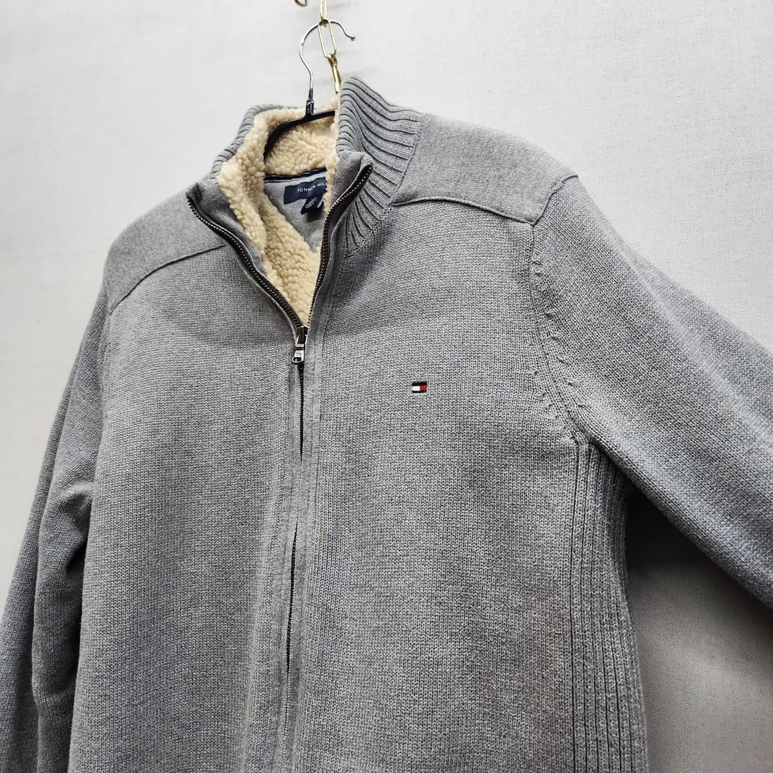 타미힐피거 니트(안감양털) 집업 S(M) 상품이미지2