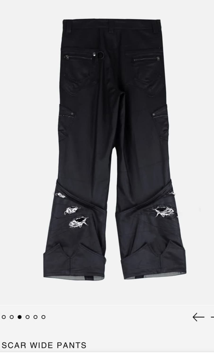 AEsynctx에이시네틱스 Scar wide pants (S) 상품이미지2