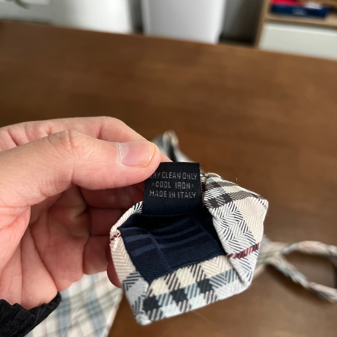 버버리 노바체크 실크 넥타이 상품이미지5