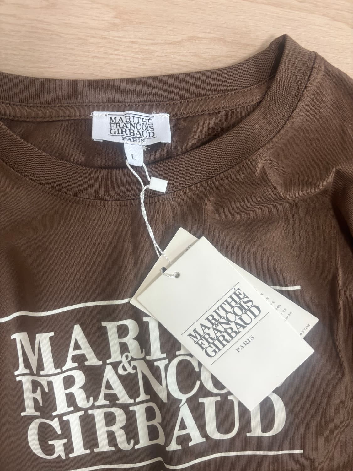 마리떼 프랑소와 저버 반팔 티셔츠 브라운 L 상품이미지4