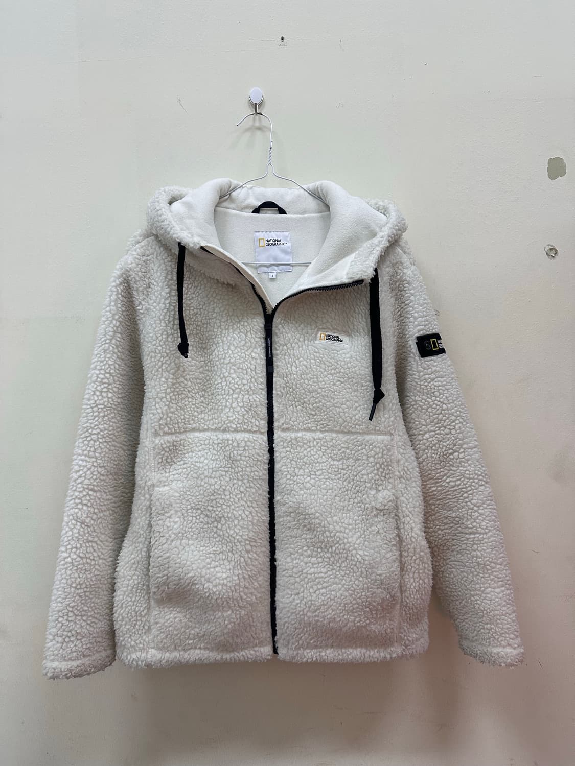 네셔널지오그래픽 뽀글이 후드집업 상품이미지3