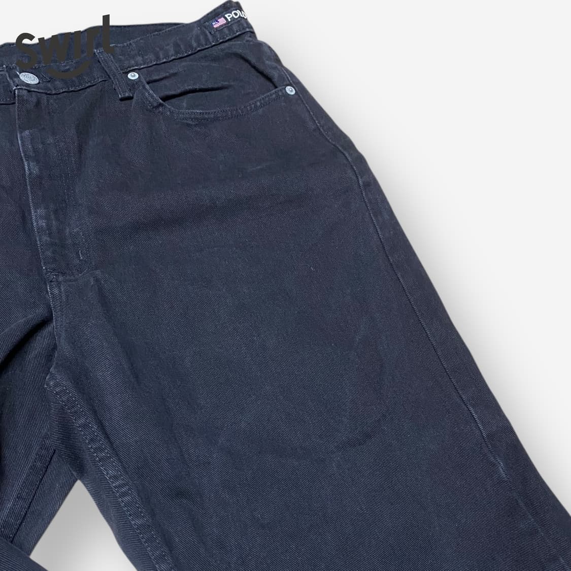 🌊Polo Sports Wide Black jeans 상품이미지7