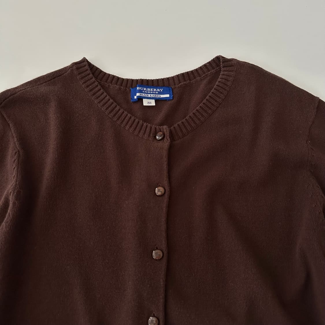 버버리 블루라벨 burberry 로고 칠부 가디건 상품이미지2