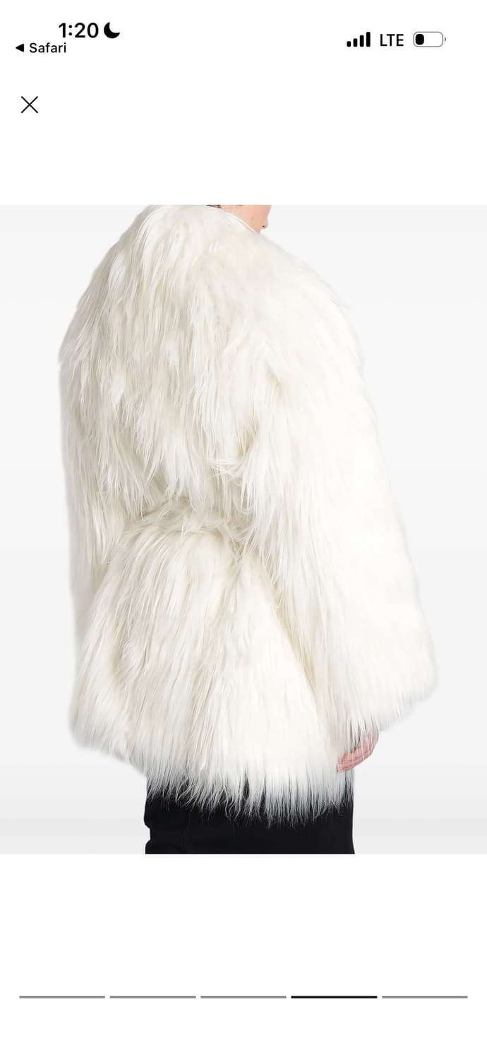 ENTIRE STUDIOS의 벨트 페이크 퍼 코트 xs 상품이미지4