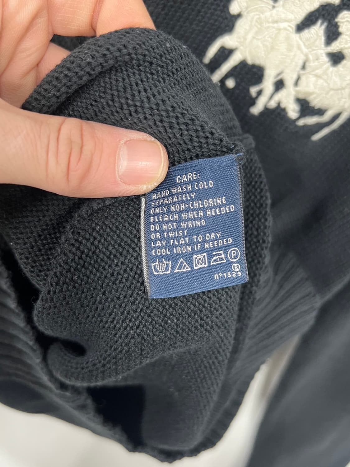 폴로 랄프로렌 빈티지 빅포니 브이넥 코튼 니트 상품이미지6