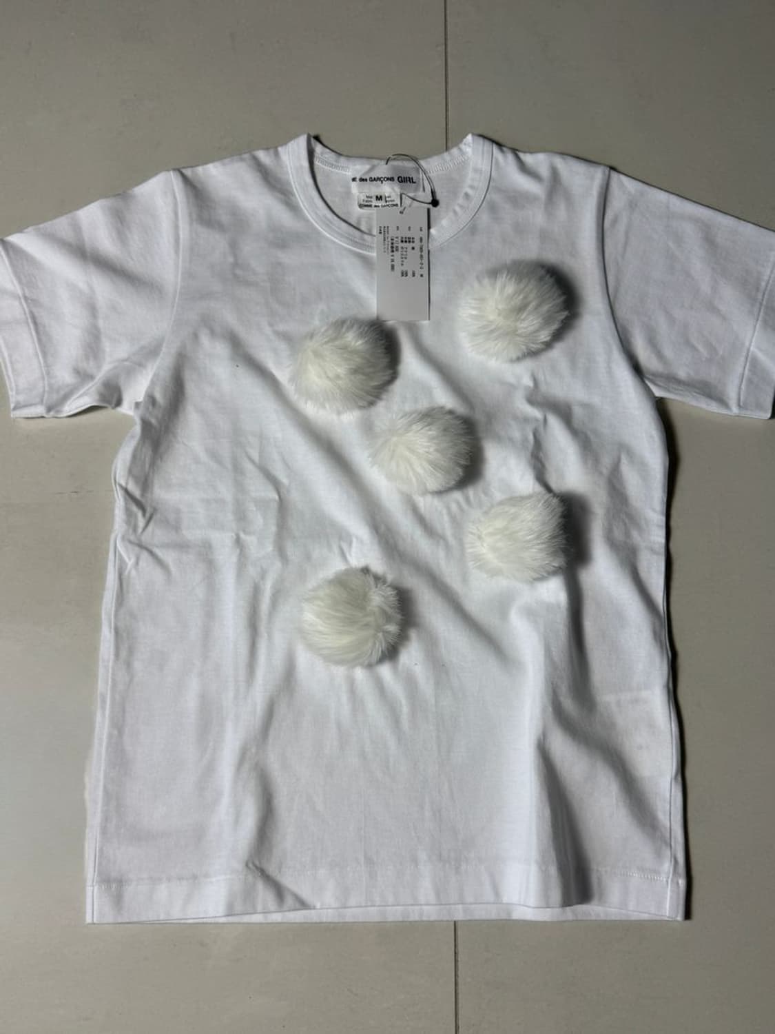 FUR POINT TEE  털 포인트 티셔츠 상품이미지1