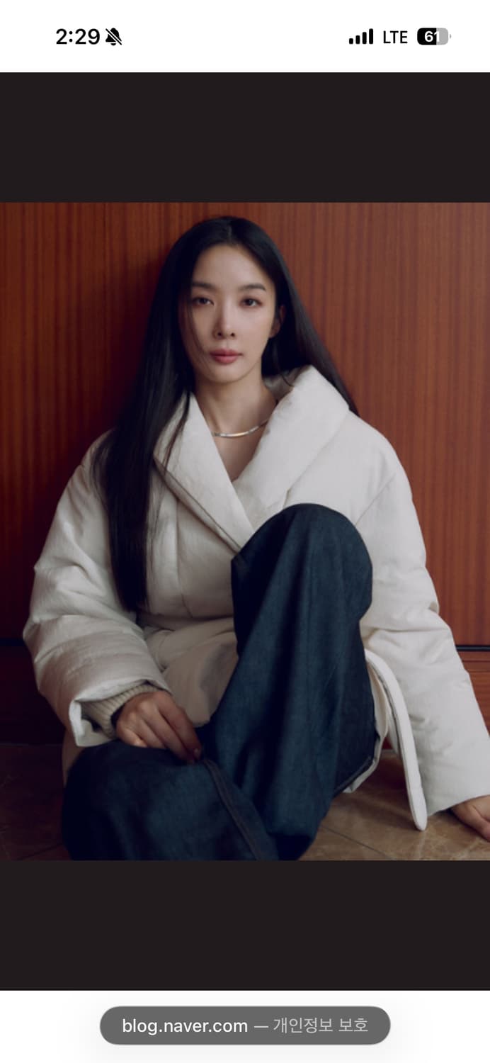 프론트로우 숄카라 구스 패딩  상품이미지1