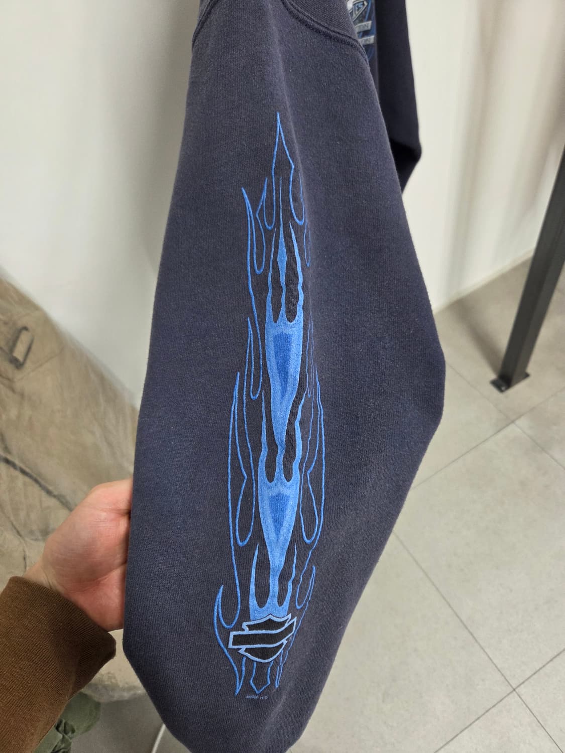 00s 할리데이비슨 블루플레임 집업 상품이미지6