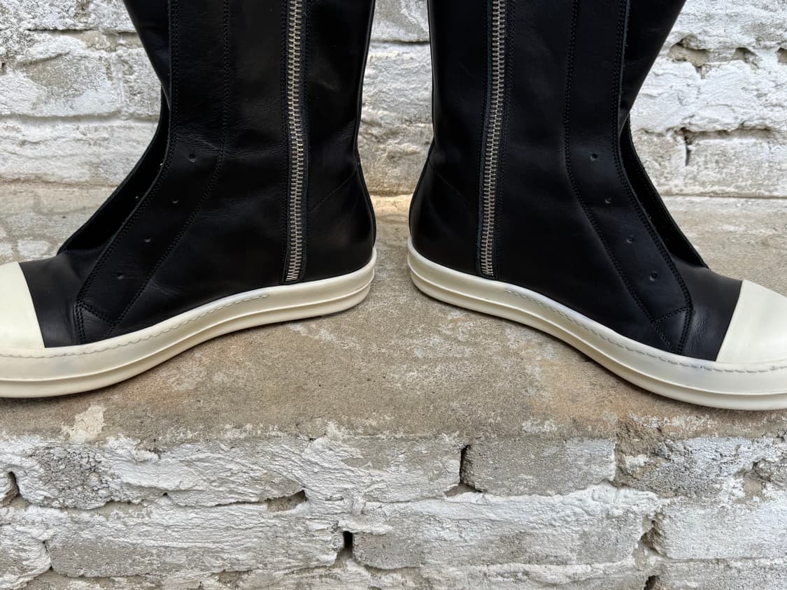 릭오웬스 15FW 롱라몬즈 레더 하이 (41사이즈) 상품이미지5