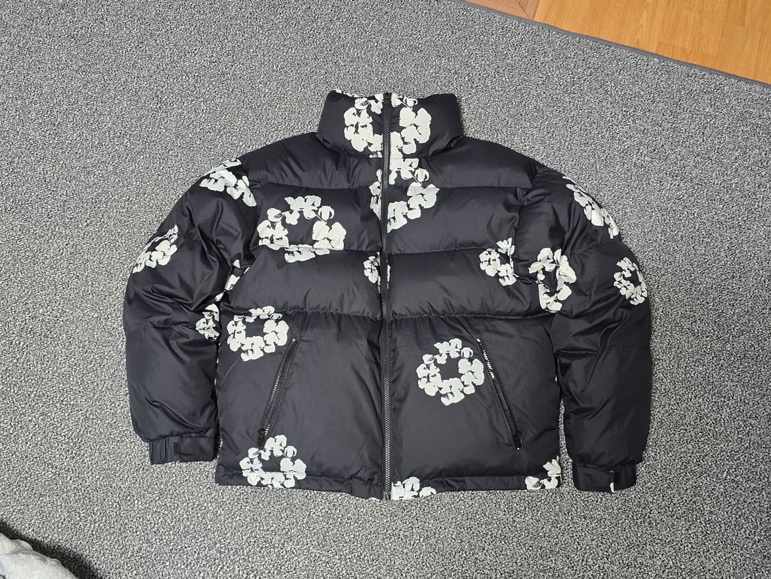 [S] 데님티어스 다운 자켓 패딩 블랙 상품이미지1