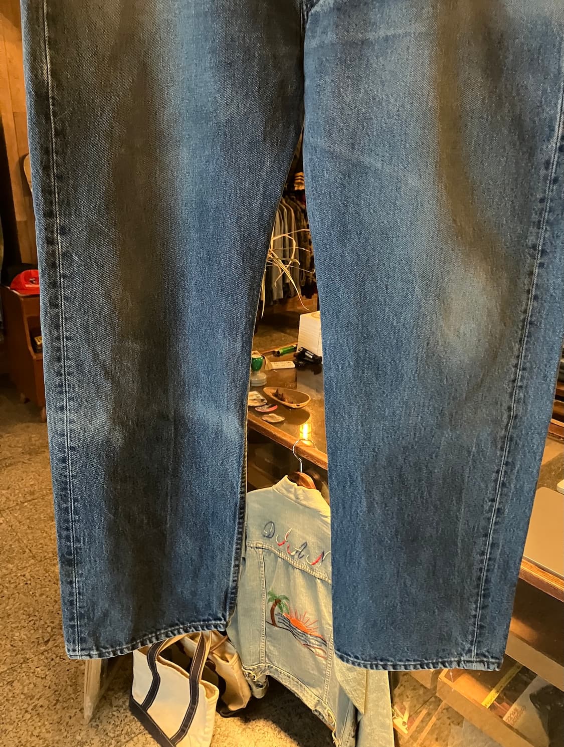 USA 빈티지 리바이스 501 데님 팬츠 상품이미지4