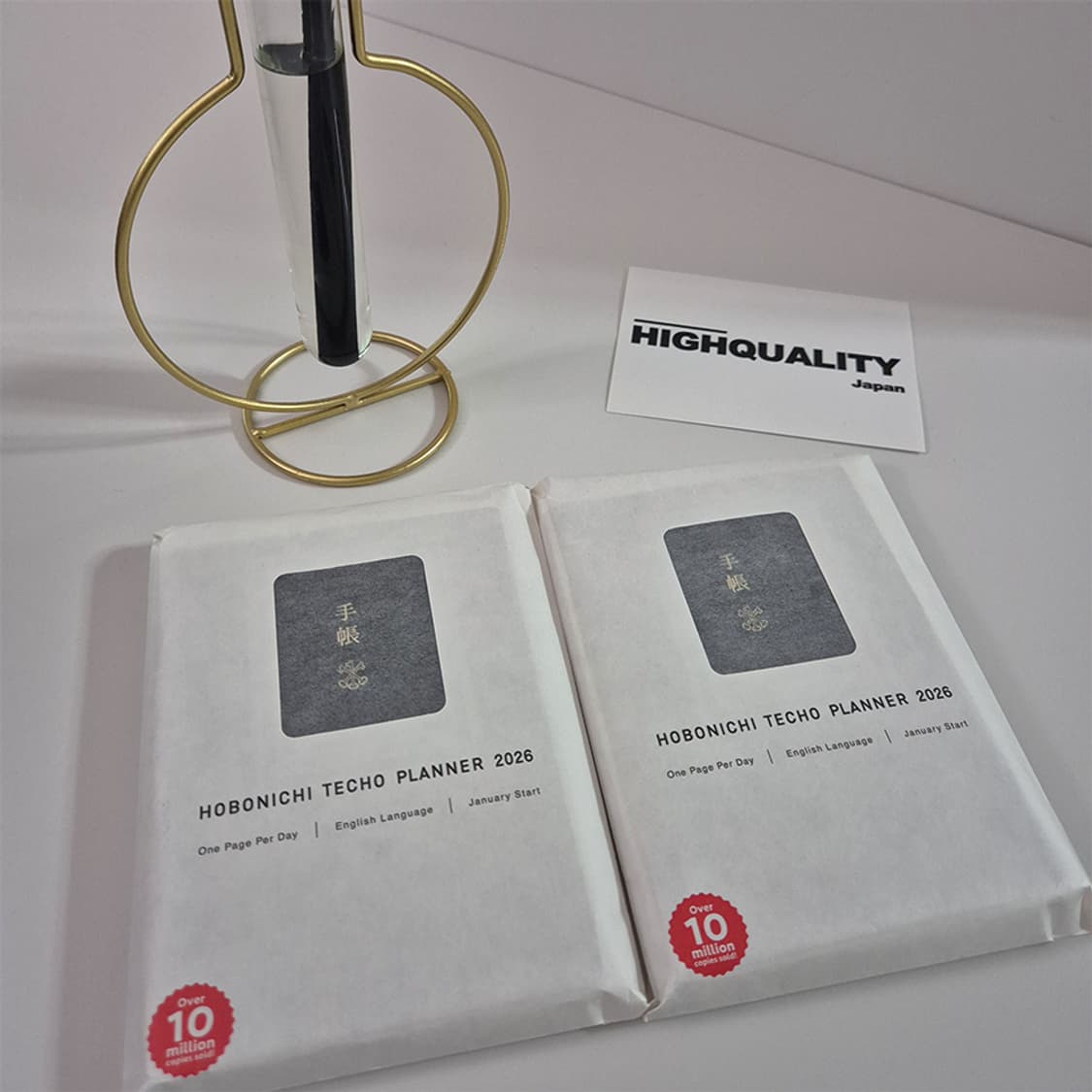 호보니치 2026 테쵸 데일리 플래너 A6 영문 상품이미지1