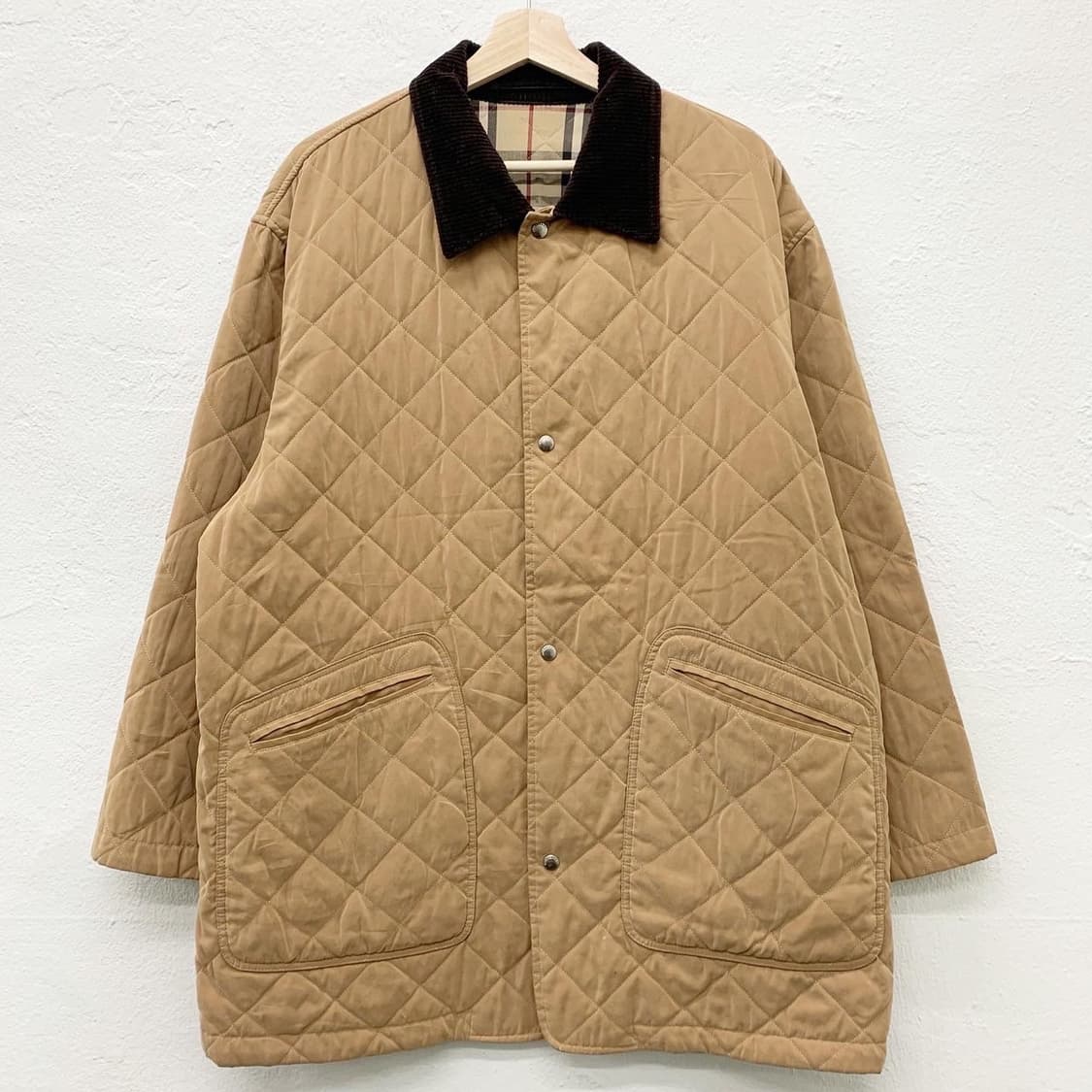 버버리 베이지 코듀로이 퀄팅 자켓 상품이미지3