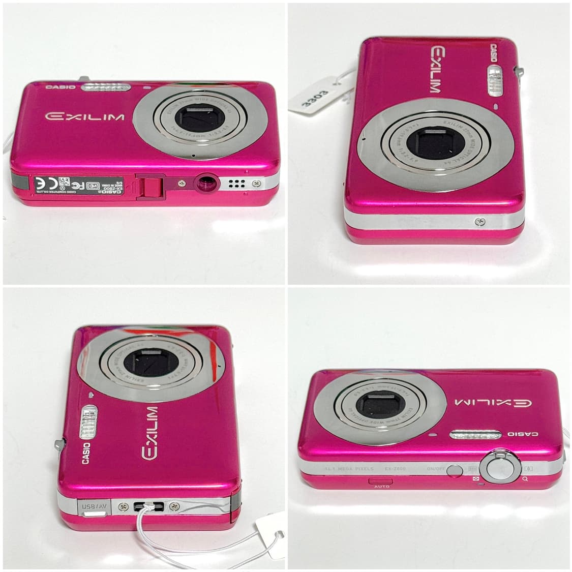 카시오 엑슬림 Z800 체리핑크 빈티지디카 상품이미지3