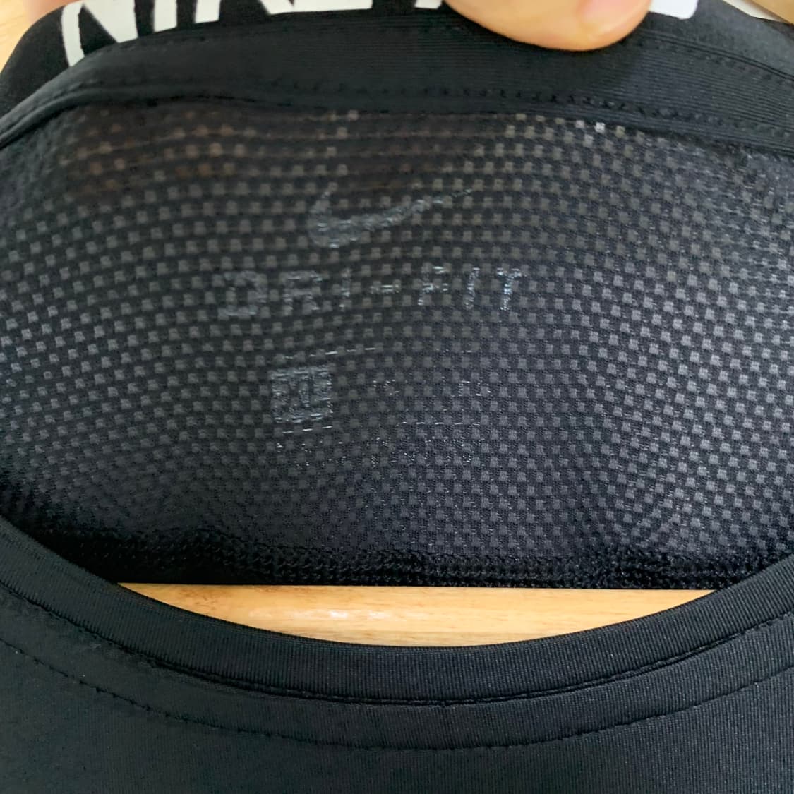 나이키 프로 반팔 블랙 드라이핏 메쉬 티셔츠 여성 XL 상품이미지4