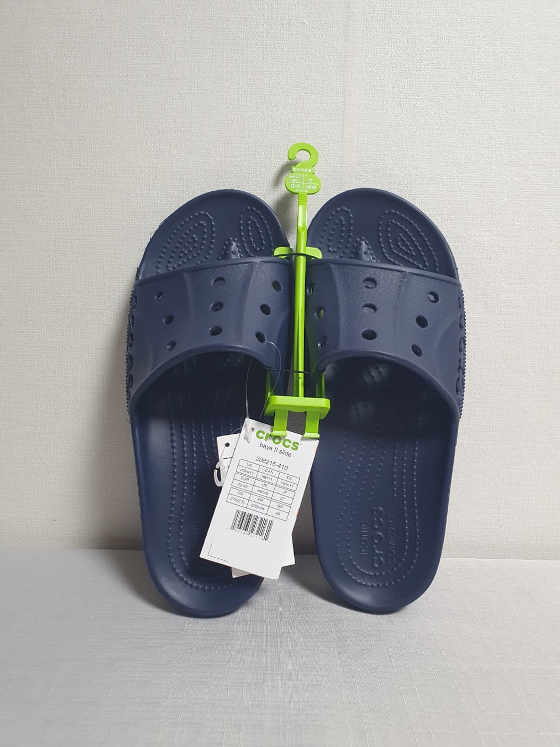 🆕크록스 바야2 슬라이드 네이비 270 상품이미지1