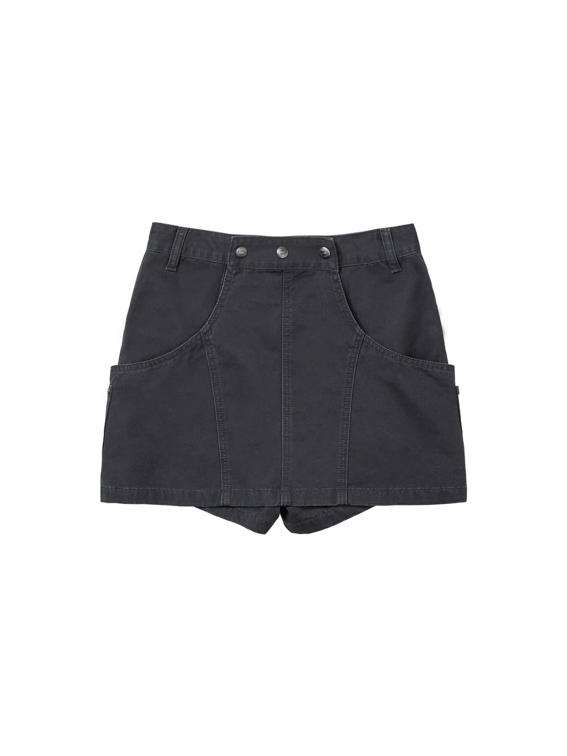 웰빙익스프레스 Layered Shorts Dark Grey 상품이미지2
