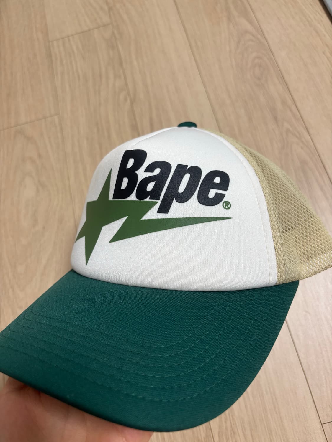 베이프 스타 메쉬캡 그린 상품이미지1
