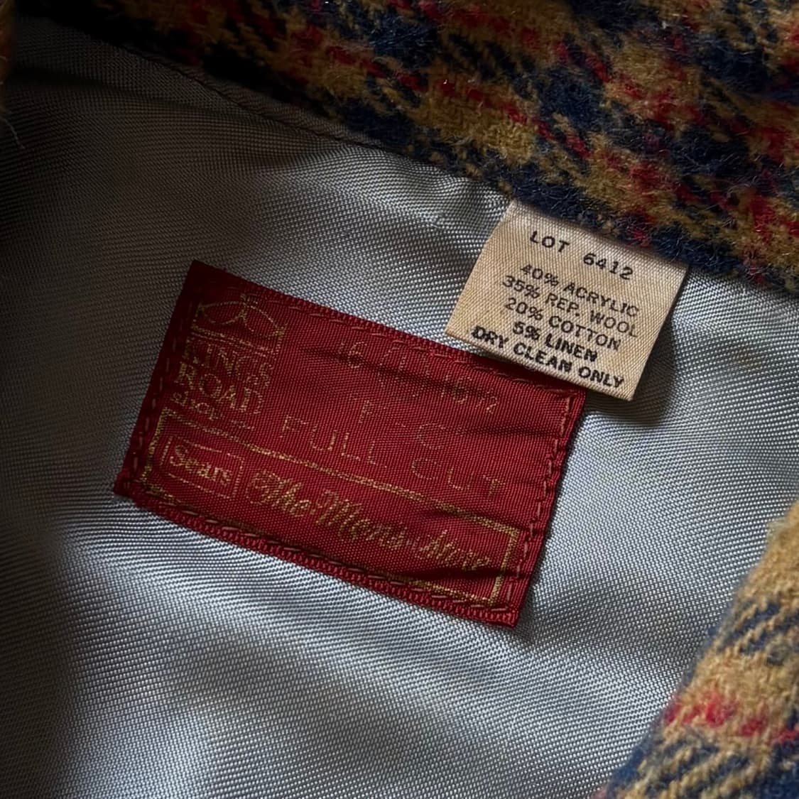 [105-107] 70s USA KINGS ROAD by Sears 체크 상품이미지3