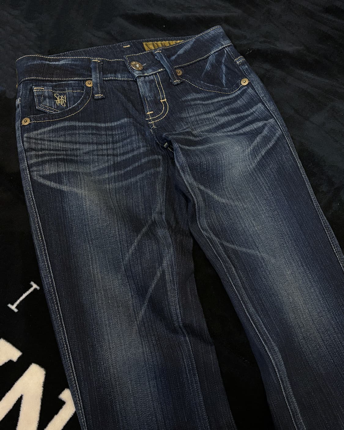 일본빈티지 썸씽 부츠컷 데님 상품이미지2